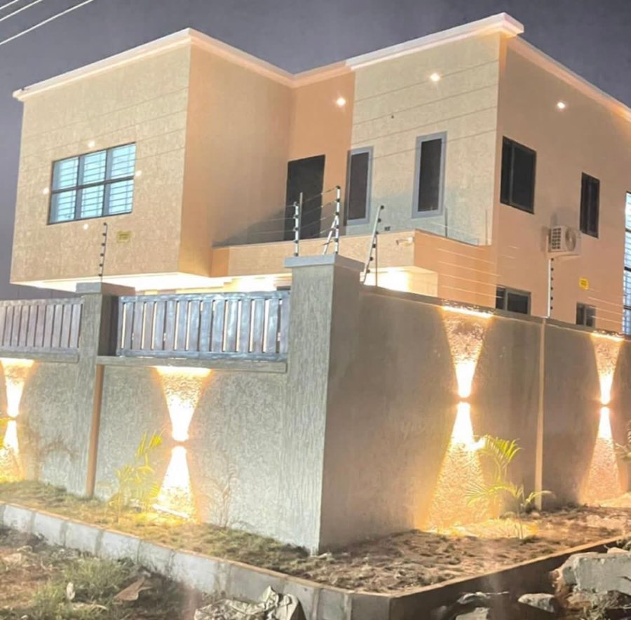 SETCON ENGINEERING electrical and security installation on a residential property in Ghana